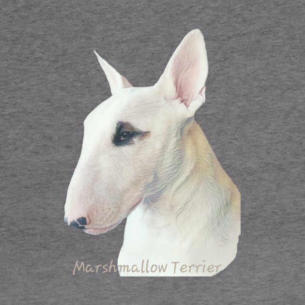 Marshmallow Bull Terrier by ReanimatedStore